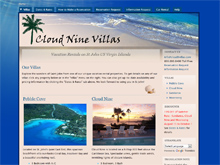 Cloud Nine Villas website